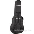 Простая черная гитарная музыкальная сумка